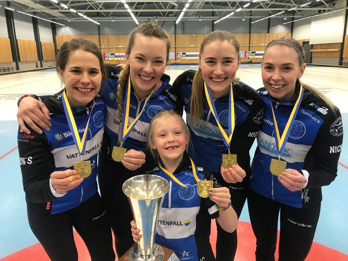 Mistrzynie Szwecji kobiet fot. curling.se